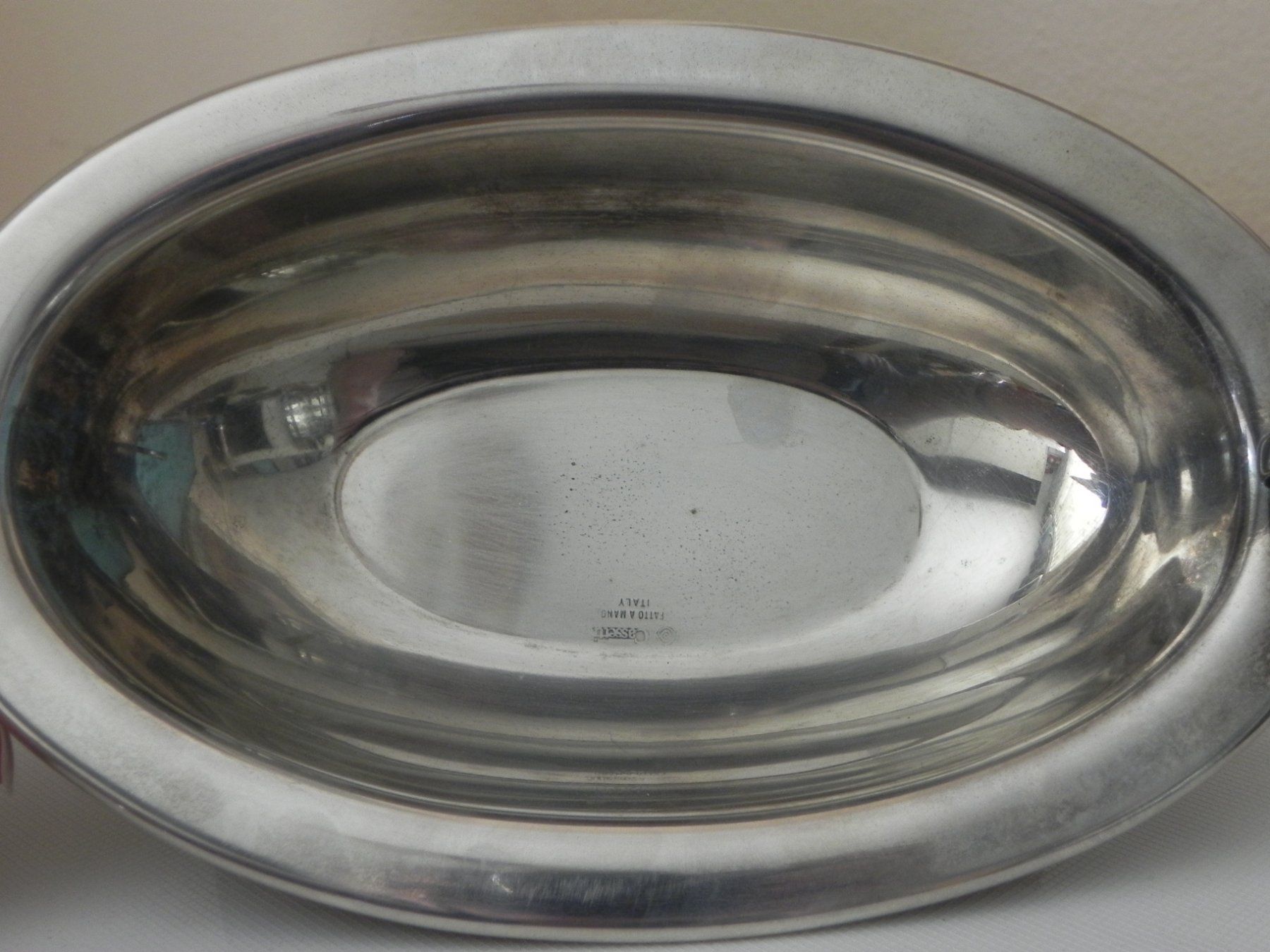 Ciotole: Alte elegante Sauciere versilbert vom Cassetti Italy – Usato da Minusio venduto da Lory64 4