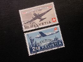 CH ZNr 40/42   Flugpost  1944/47   Z CHF 60