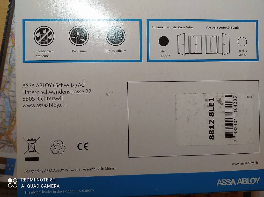 Ferramenta: Türklinke mit Codeschliessung Code Handle OVP – Usato da Bertschikon Gossau venduto da 0786905727 1