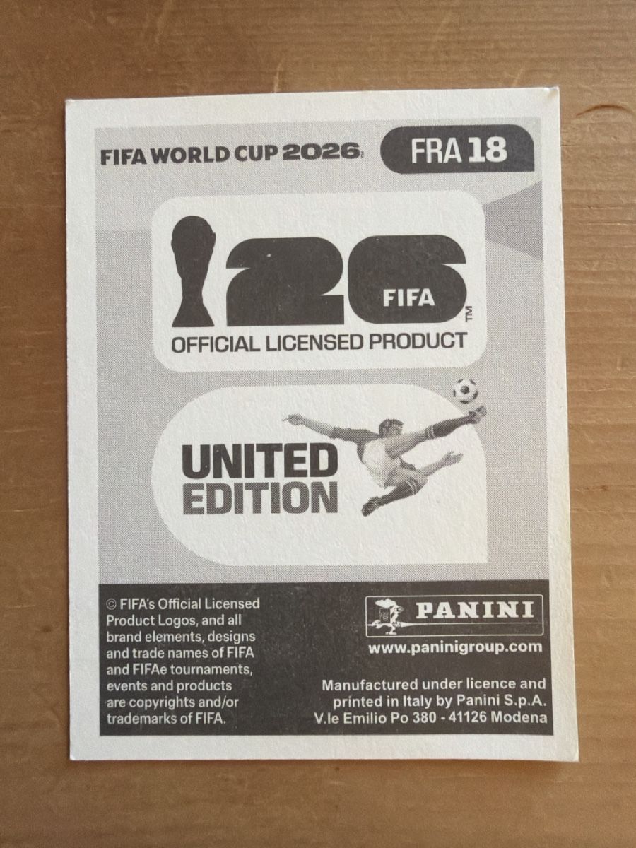 Panini Carte collezionabili: Panini Sticker World Cup 2026 - KINGSLEY COMAN – Nuovo (secondo la descrizione) da Hombrechtikon venduto da sg8667 1