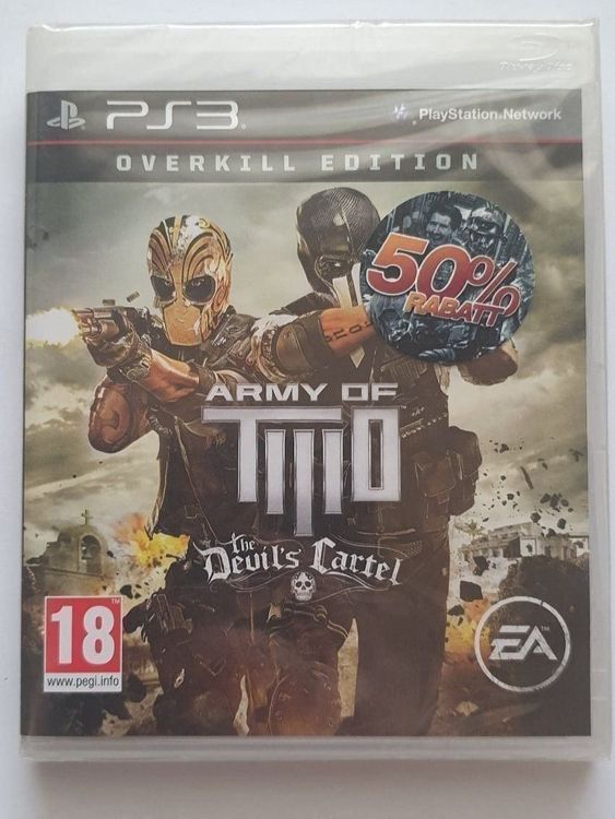 Army Of Two: The Devil's Cartel (PS3) - Complet CIB, Testé, Très Bon État