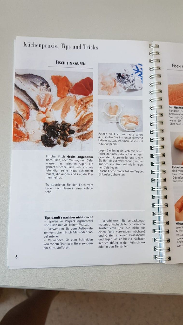 Libri: Fisch Kochbuch Saison Küche Muscheln – Usato da Spiegel b. Bern venduto da Gudi8 1