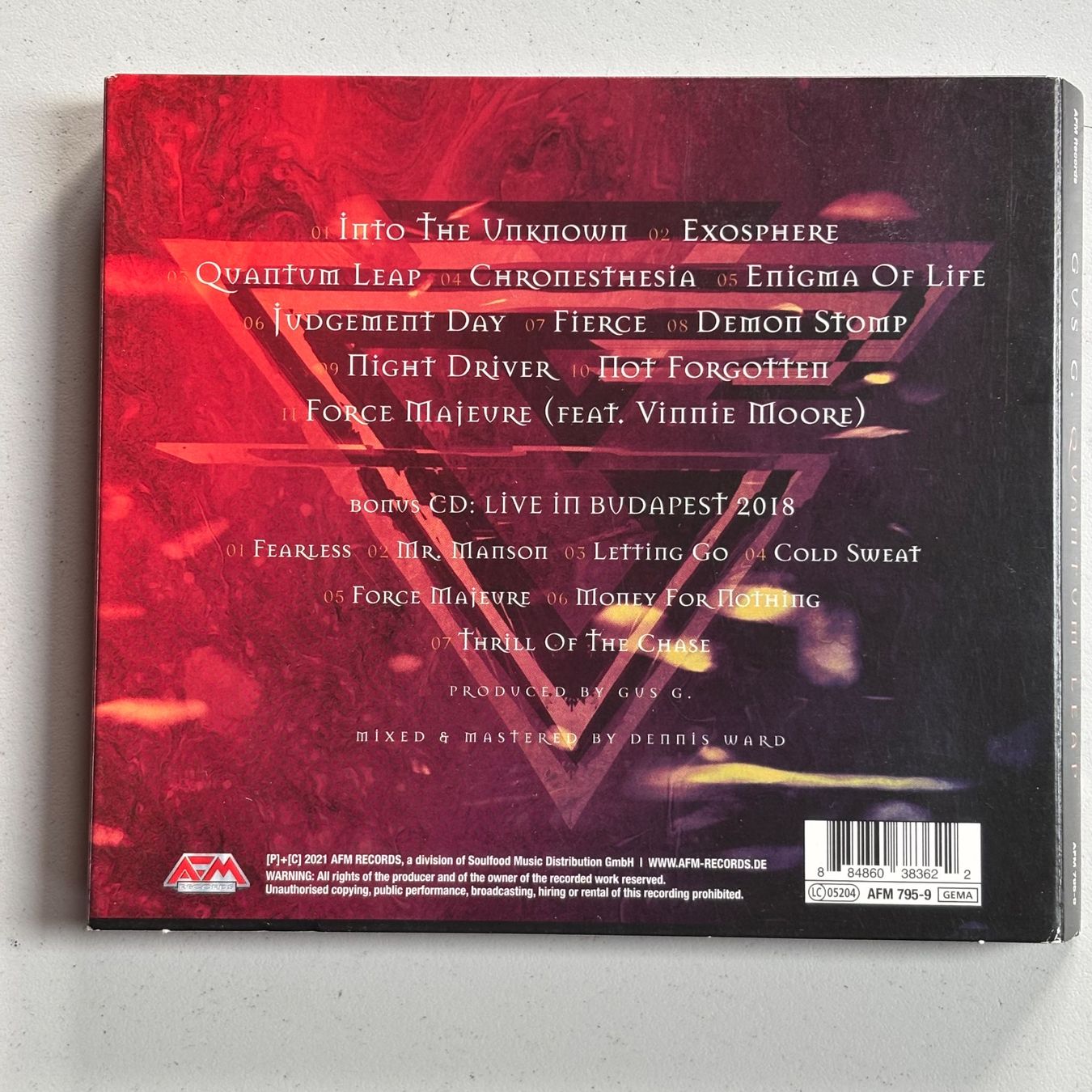 CD: Gus G.: Quantum Leap – Usato da Stans venduto da Abukadnezar 1