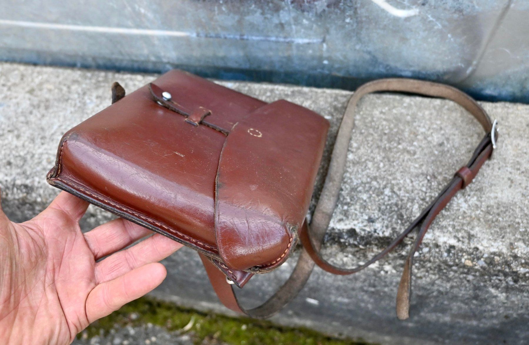 Schweizer Armee Taschen: Leder KARTENTASCHE der Schweizer ARMEE – Gebraucht aus Pfaffhausen von mono_rec 6