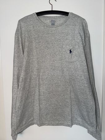 Polo Ralph Lauren Longsleeve Classic Fit Hellgrau
