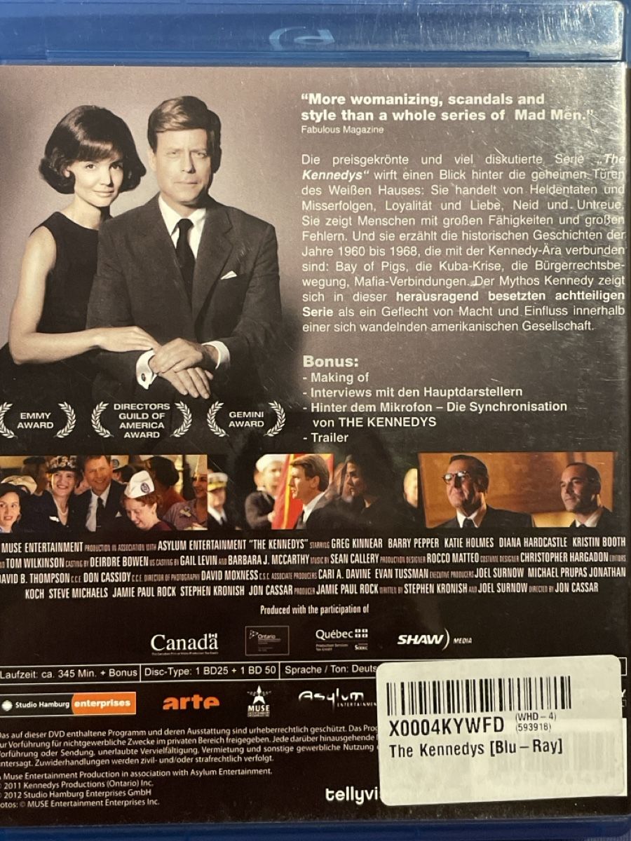 Tutti i DVDs: The Kennedys – Usato da Waldenburg venduto da Gonzo8 1