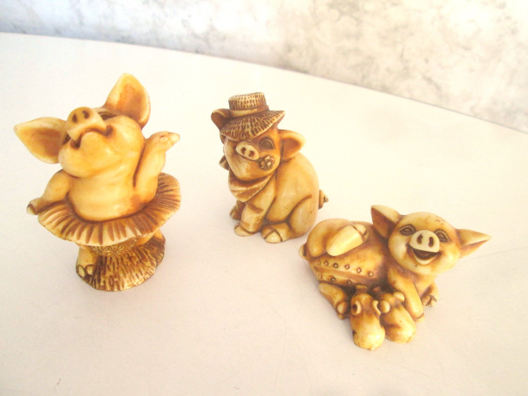 Statuette: 3 Ferkel – Usato da Sementina venduto da babucia
