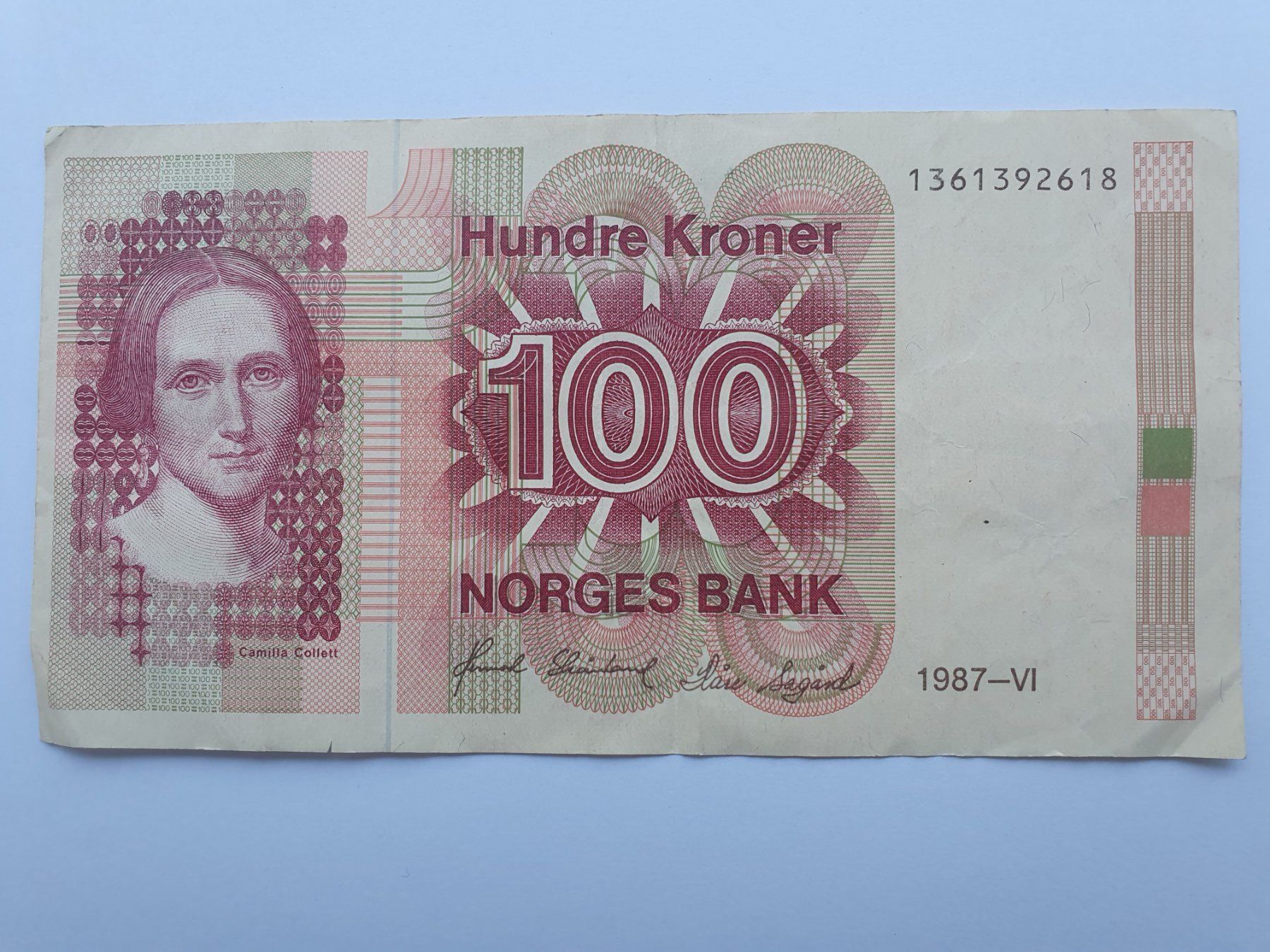 Banconote: 100 Kroner 1987 aus Norwegen – Usato da Pravidondaz venduto da LVtik