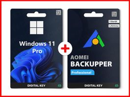 Windows 11 Professional + AOMEI Backupper Pro - Bundle