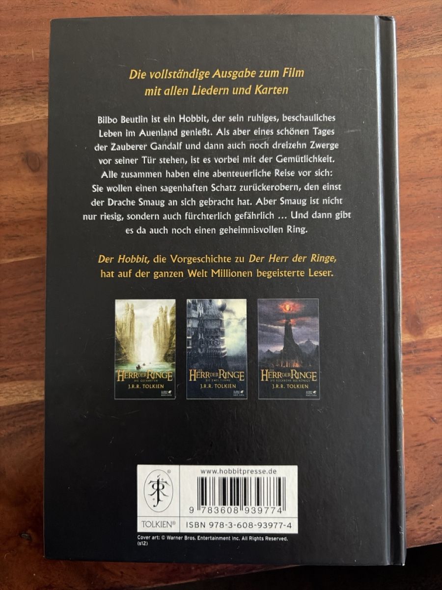 Livres: Der Hobbit Das Original zum Film – Neuf (Voir description) à Däniken SO par billinho 1