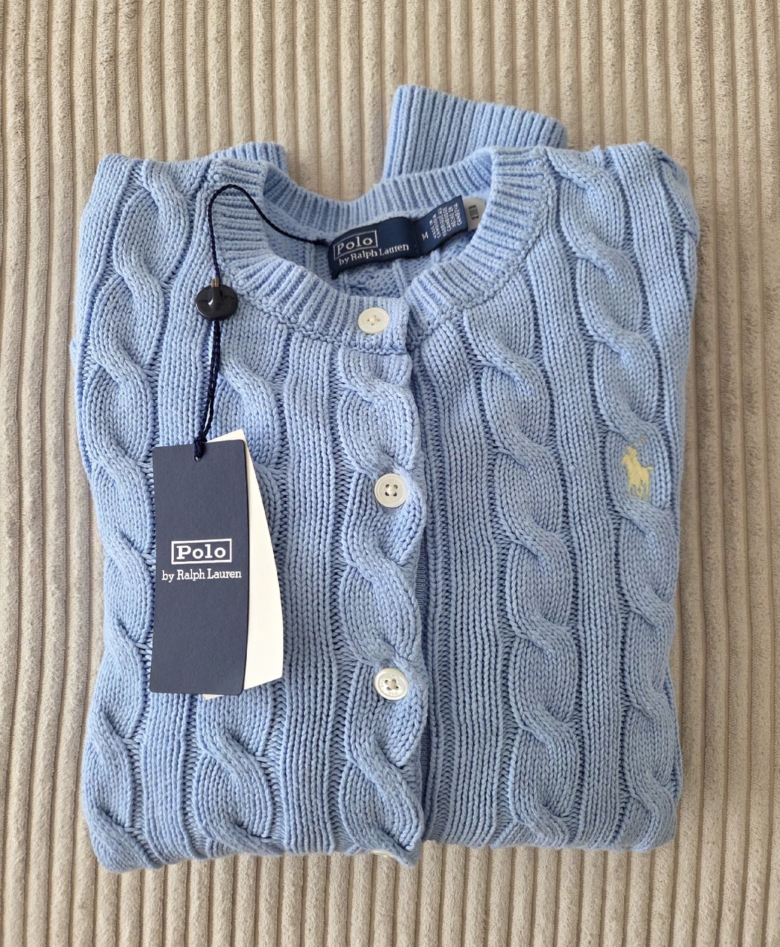 Polo Ralph Lauren Maglioni & Felpe: Polo Ralph Lauren Strickpullover - Hellblau / Grösse: M – Nuovo (secondo la descrizione) da Bern venduto da Produkte.verkauf 2