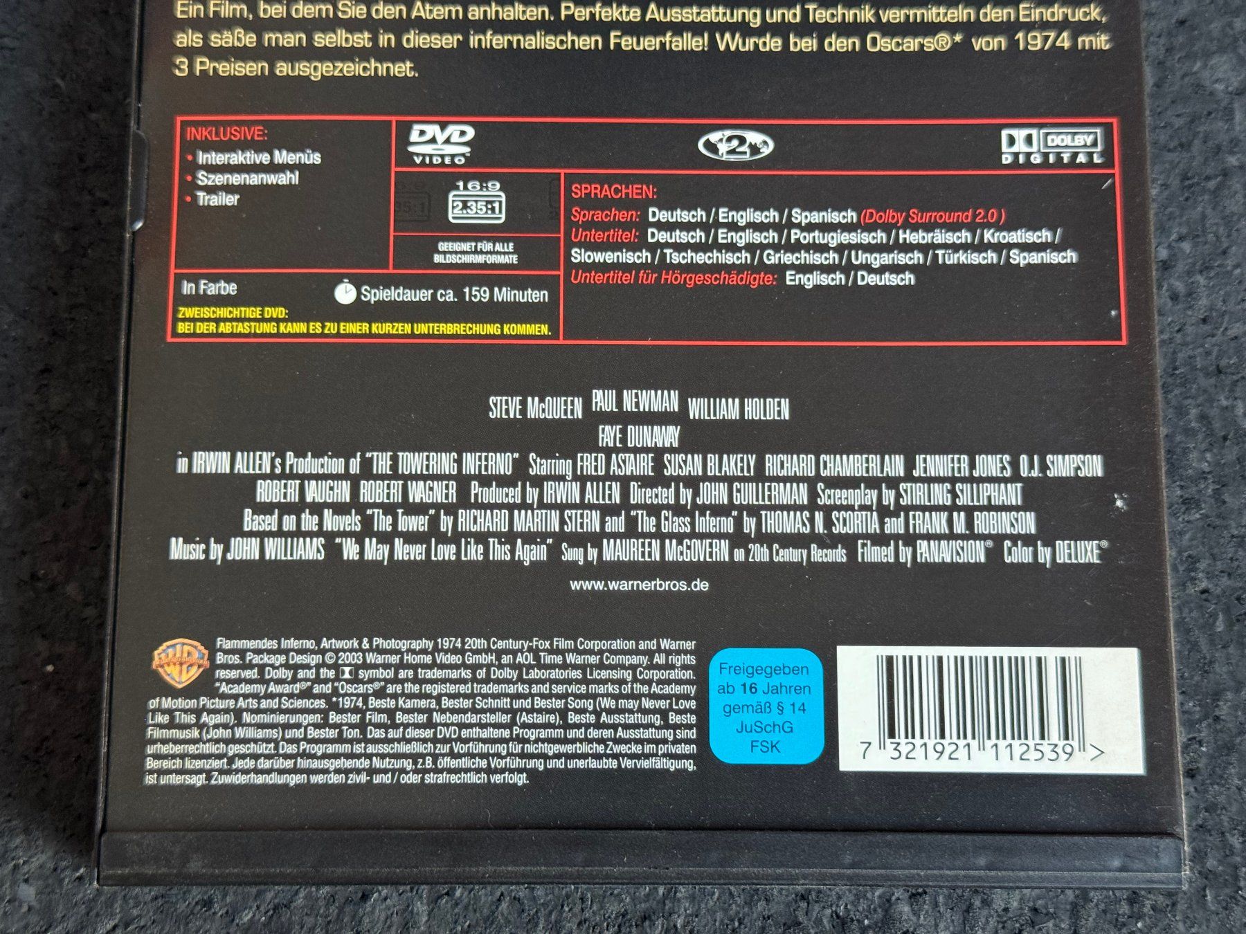 Alle DVDs: Flammendes Inferno DVD DE/EN/SP – Gebraucht aus Fribourg von tschjoly 3