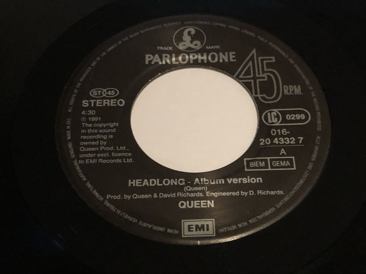 Schallplatten: Queen. 1991. Headlong – Gebraucht aus Faulensee von Mizuno06 5