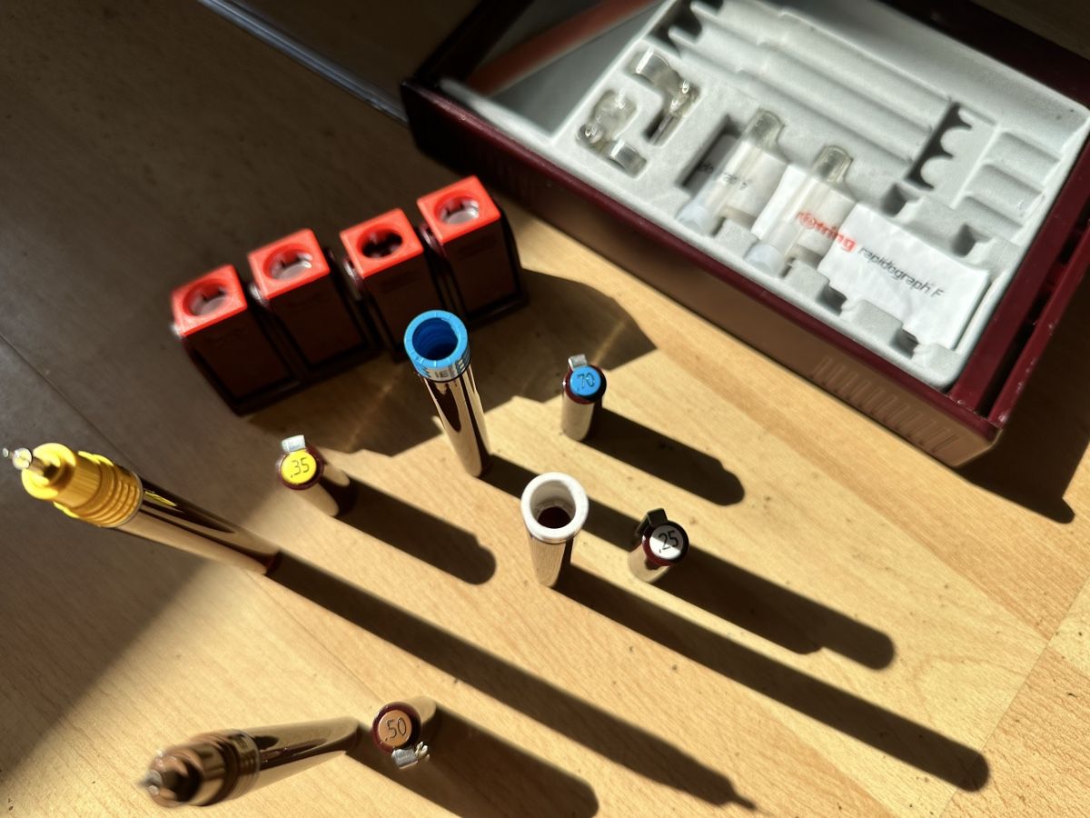 Rotring Stylos & Marker: Rotring Rapidograph Set  – Défectueux à Zürich par Troy_K 2