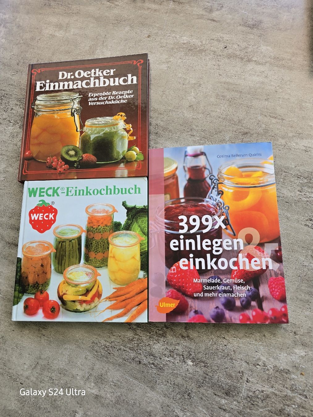 Weck Contenitori & Simili: 3 Einmachbücher – Nuovo e nell'imballaggio originale da Frasnacht venduto da Hambiel