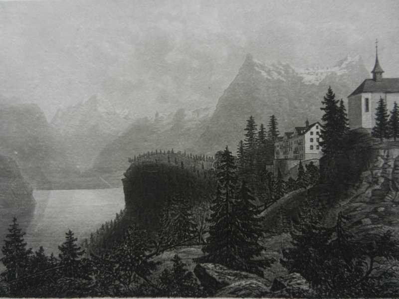 Incisioni: St.MAria zum Sonnenberg Seelisberg – Usato da Risch venduto da Rischli15 1