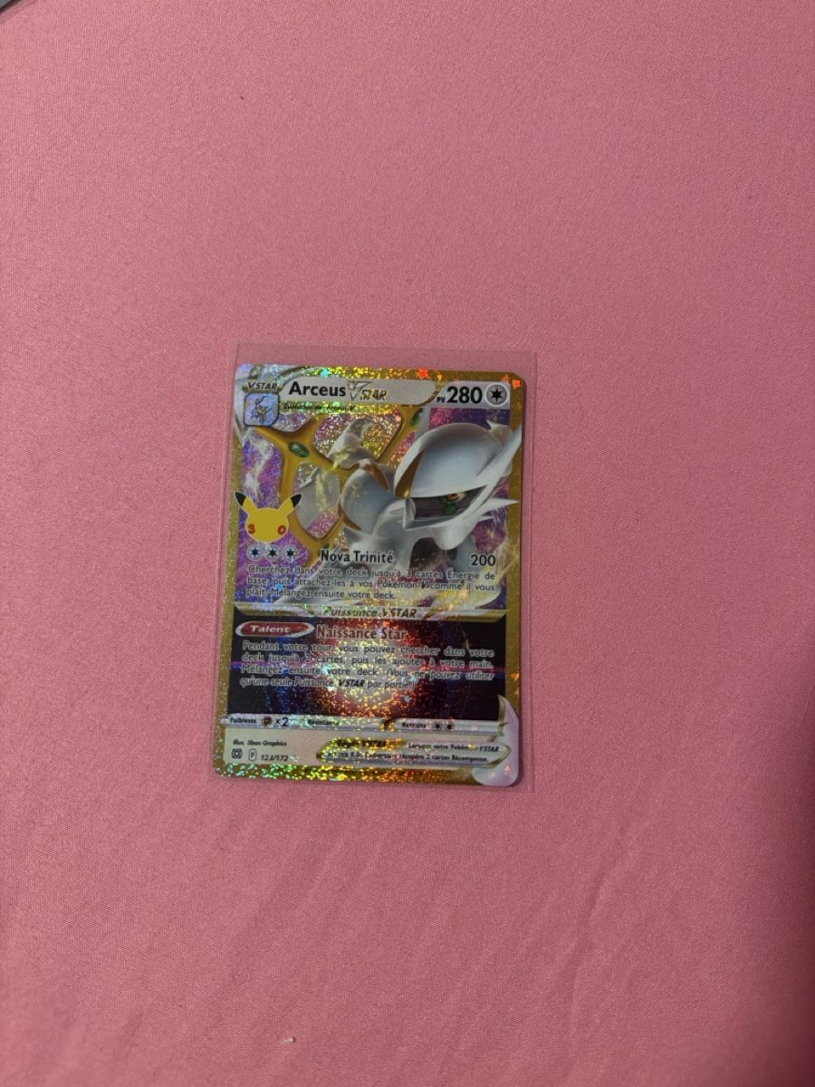 Pokémon Sammelbilder & Trading cards: Carte Pokémon Arceus VSTAR, état comme neuf – Neu (gemäss Beschreibung) aus Gampelen von Leonabibby 1