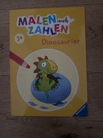 Malen und zahlen Dinosaurier 3+ neu