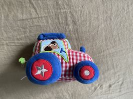 🚜 Stoff-Traktor für Babys und Kleinkinder, Spiegelburg