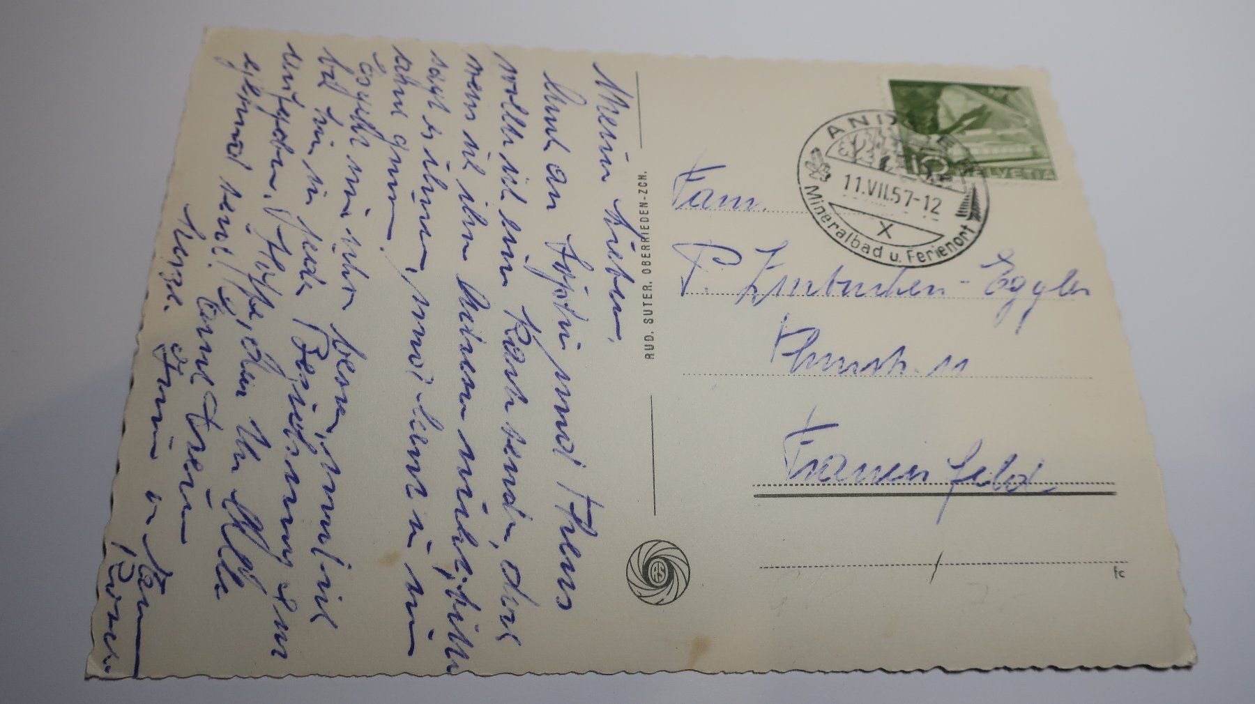 Cartoline postali: Andeer Hotel Fravi – Usato da Cormoret venduto da Pascalll2001 4