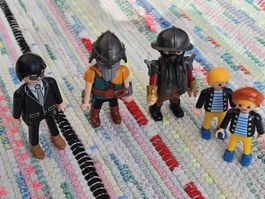 Playmobil Figuren - Ritter, Agenten, Kinder
