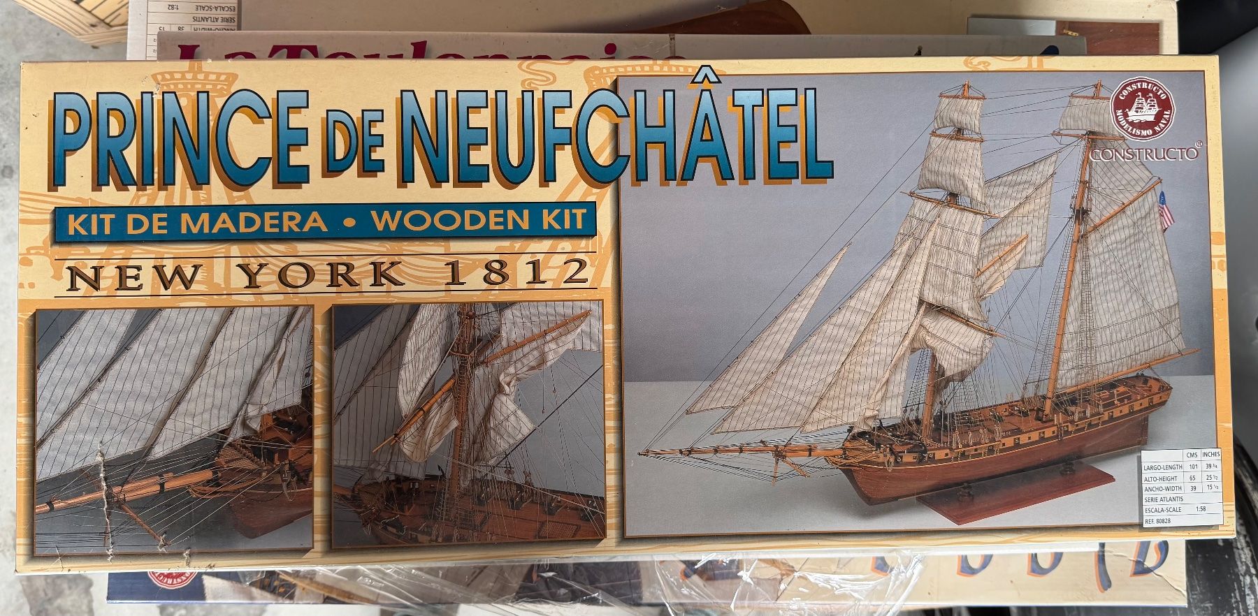 Modellbausätze & Standmodelle: Maquette Prince de Neufchatel Constructo 1/58 – Neu (gemäss Beschreibung) aus Besencens von Toranaga75