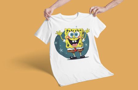 Sponge Bob Baumwolle T-shirt NEU in Gr. L