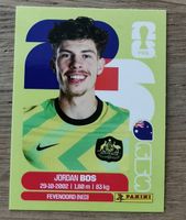Jordan Bos AUS 6 Panini FIFA World Cup 2026  ⚽🏆
