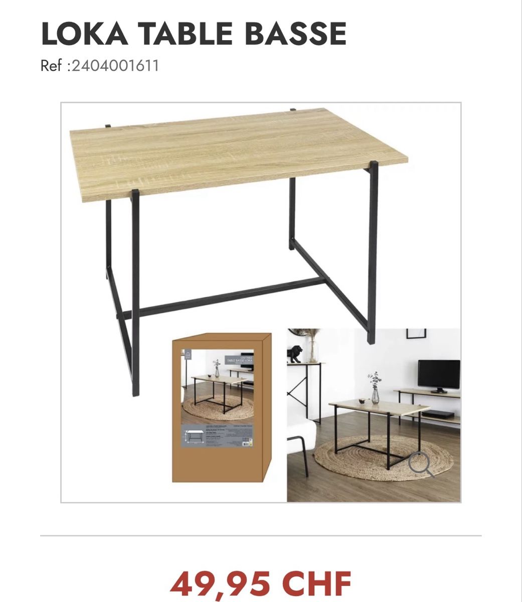 Tables: Couchtisch – D'occasion à Otelfingen par 19C90 1