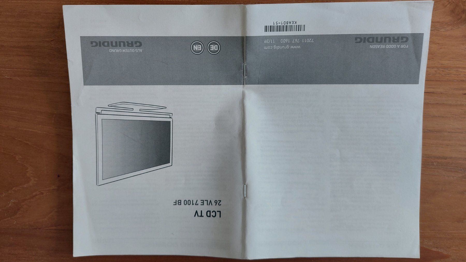 Grundig Televisori: Grundig LCD TV 26" – Usato da Zürich venduto da tham 6