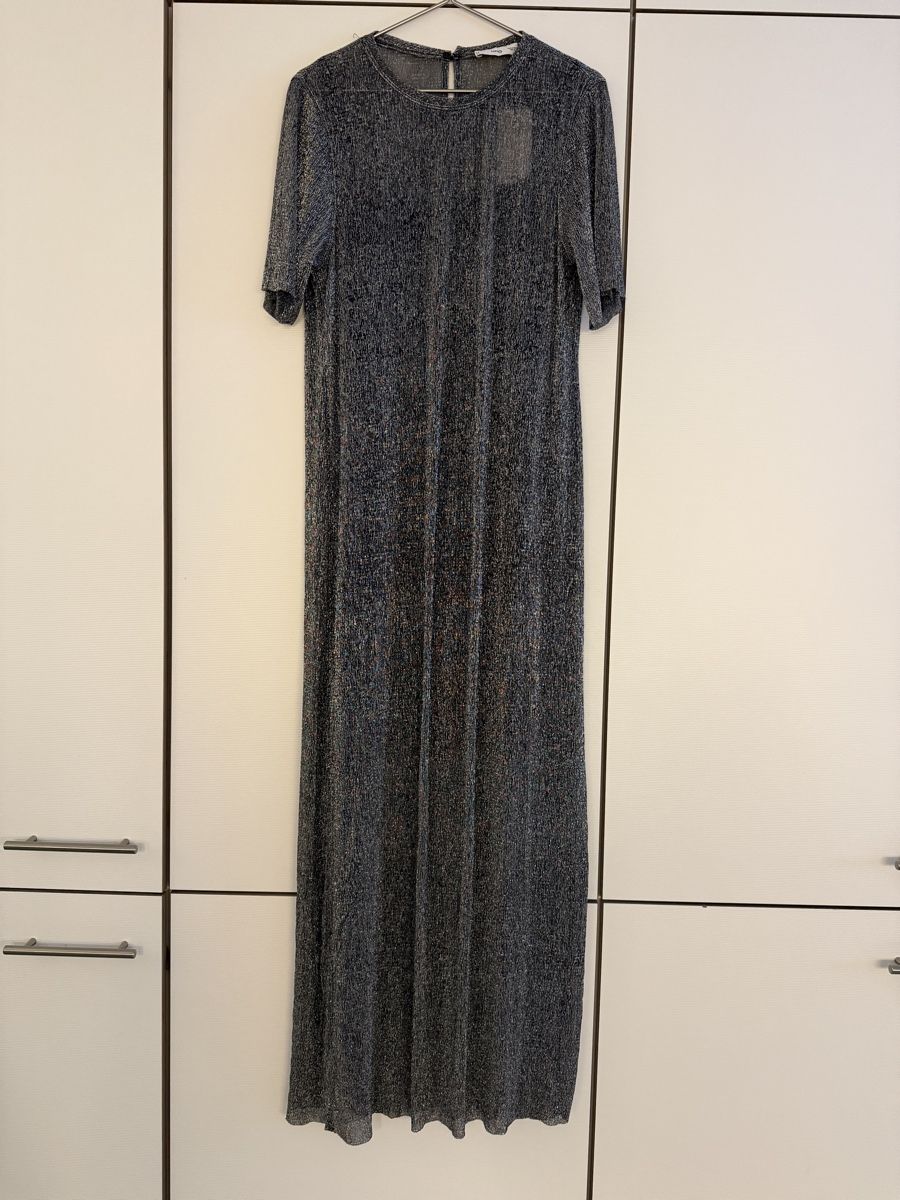 Mango Vestiti: Maxi-Kleid Silber Mango Grösse M – Nuovo e nell'imballaggio originale da Bertschikon Gossau venduto da chanty_7