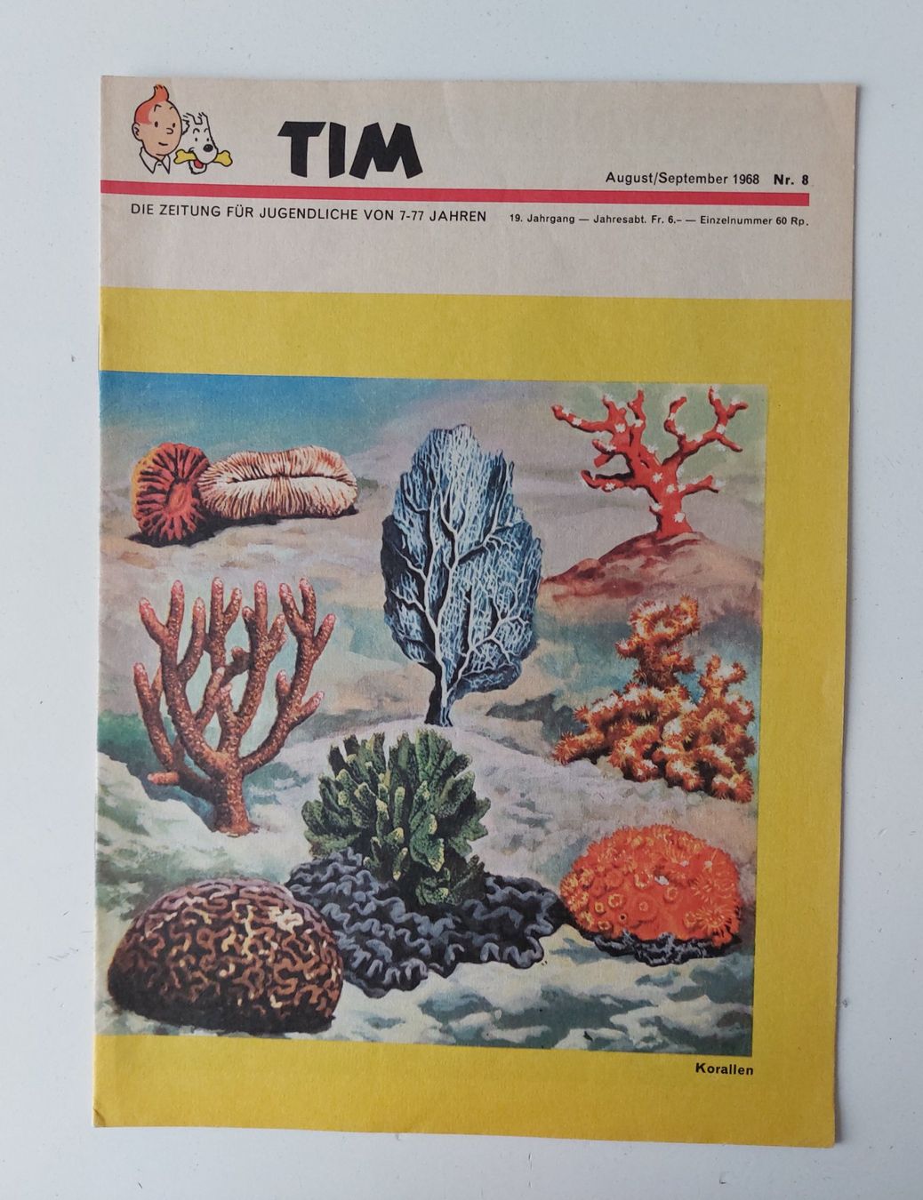 Fumetti: Tim Nr. 8 August/September 1968 Atar Verlag Genf Comic – Usato da Schenkon venduto da Uhu007