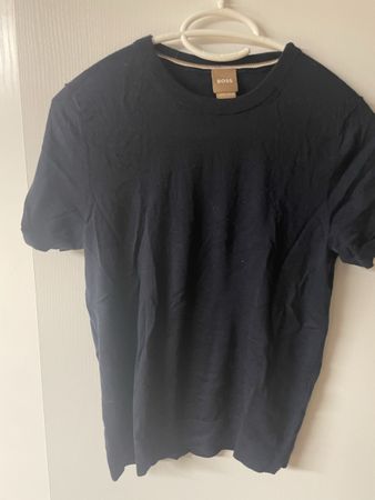 Hugo Boss T-Shirt, Grösse M, Dunkelblau, Merino