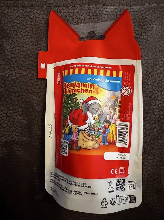 Hörbücher: Toniefigur Benjamin Blümchen als Weihnachtsmann – Neu und originalverpackt aus Innerferrera von Sternli-24. 1