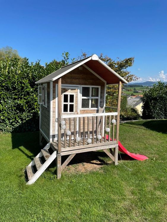 Kinderspielhaus aus Holz Kaufen auf Ricardo