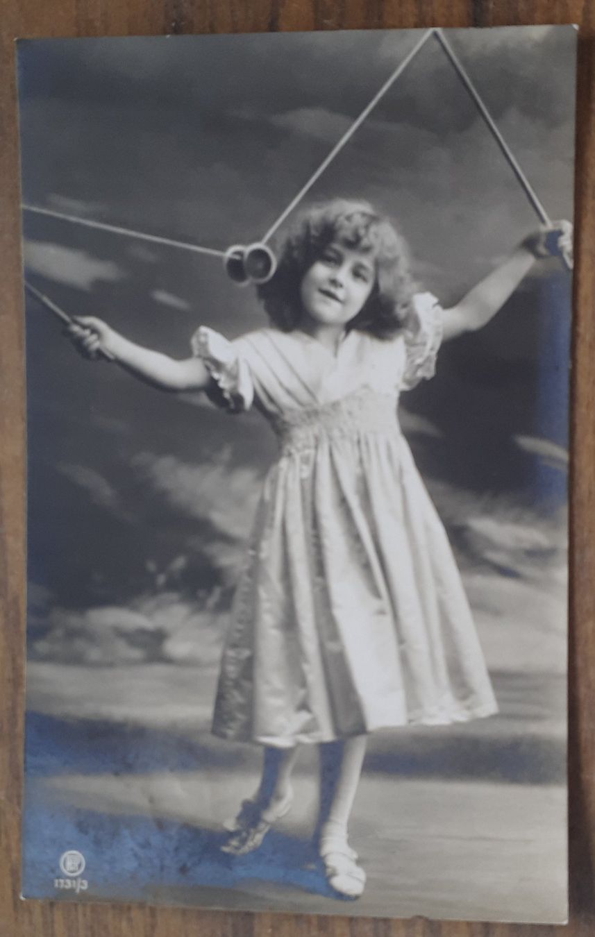 Cartoline postali: Ansichtskarte Kinder Jojo Spiel 1908 – Usato da Mörschwil venduto da lindaswunderkiste