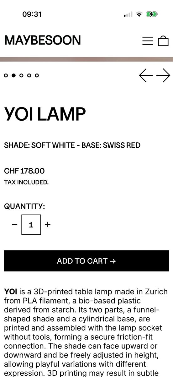 Lampes: YOI Lambe von maybesoon – Neuf (Voir description) à Zürich par XChange 4