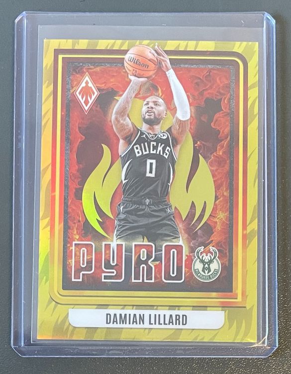 NBA Damian Lillard 2023-24 Phoenix Pyro Gold /35 Card (Neu (gemäss ...