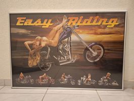 Wandbild "Easy Riding Bikergirls"