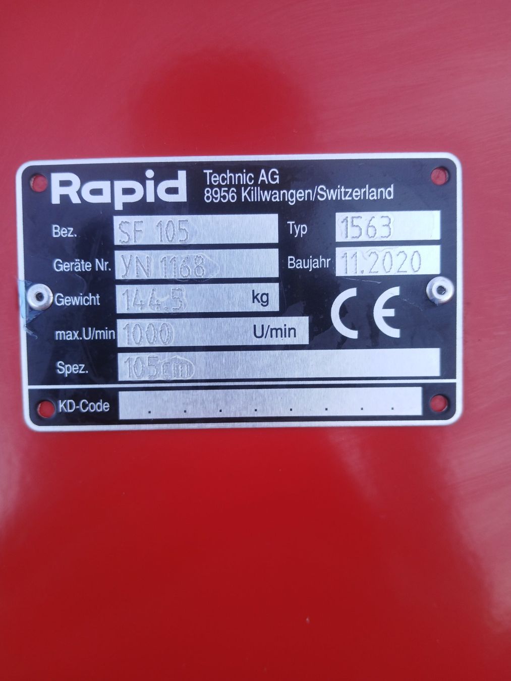 Rapid Tutte le macchine: Schneefräsenaggregat zu Motormäher Rapid – Nuovo (secondo la descrizione) da Flums venduto da BartholetFlumsAG 5