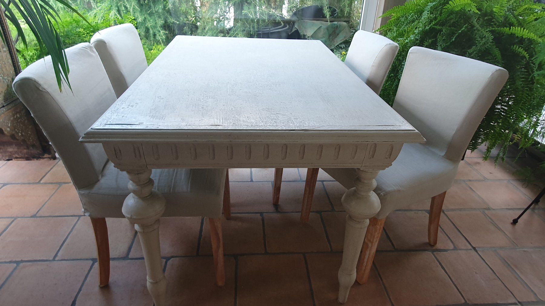 Tavoli: Romantische Shabby Chic Essgruppe – Usato da Jona venduto da Lucie.P 2