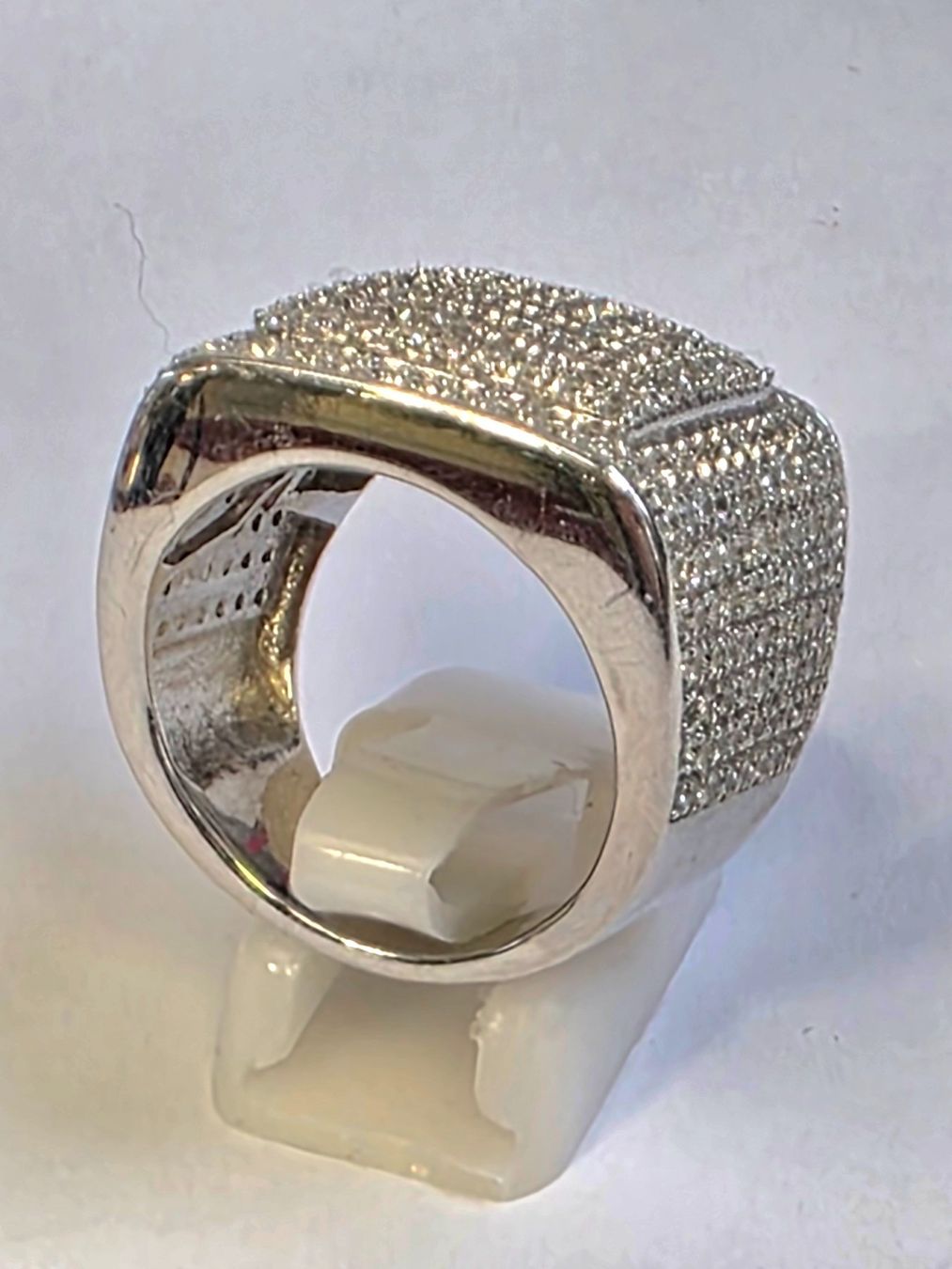 Anelli: Herren Ring mit vielen Diamanten Grösse 59 – Nuovo (secondo la descrizione) da Zürich venduto da Bieter04 3
