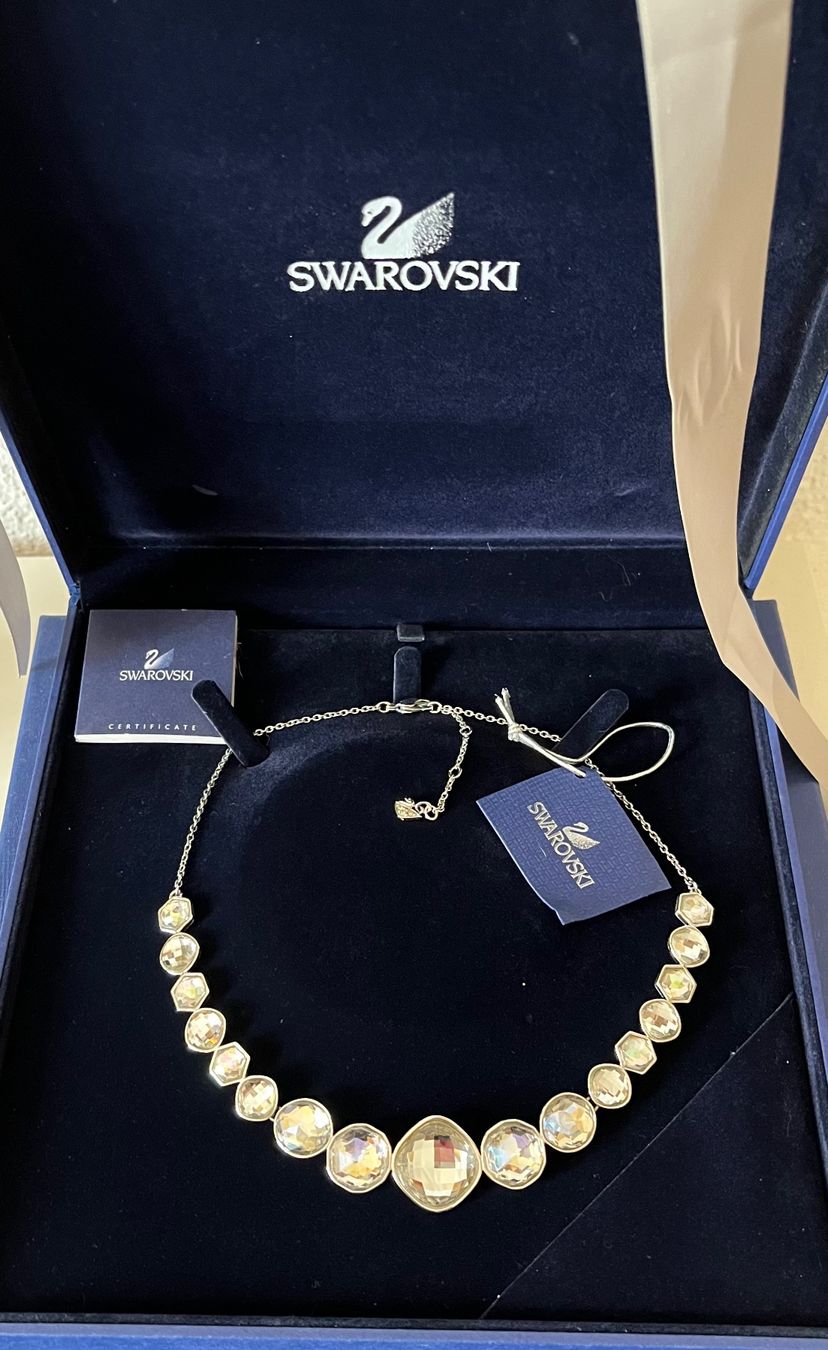 Swarovski Catenine: Swarovski Statement kette neu, original mit box – Nuovo (secondo la descrizione) da Kirchleerau venduto da Piroska05 3
