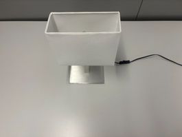 Nachttischlampe weiss