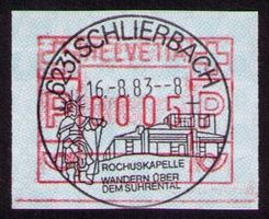 ATM 6_6231 SCHLIERBACH_Werbe-Vollstempel K916_16.8.83 ET !