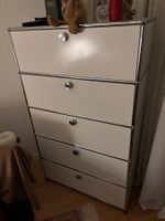 USM Haller Kommode, gebraucht, 5 Schubladen (weiss)