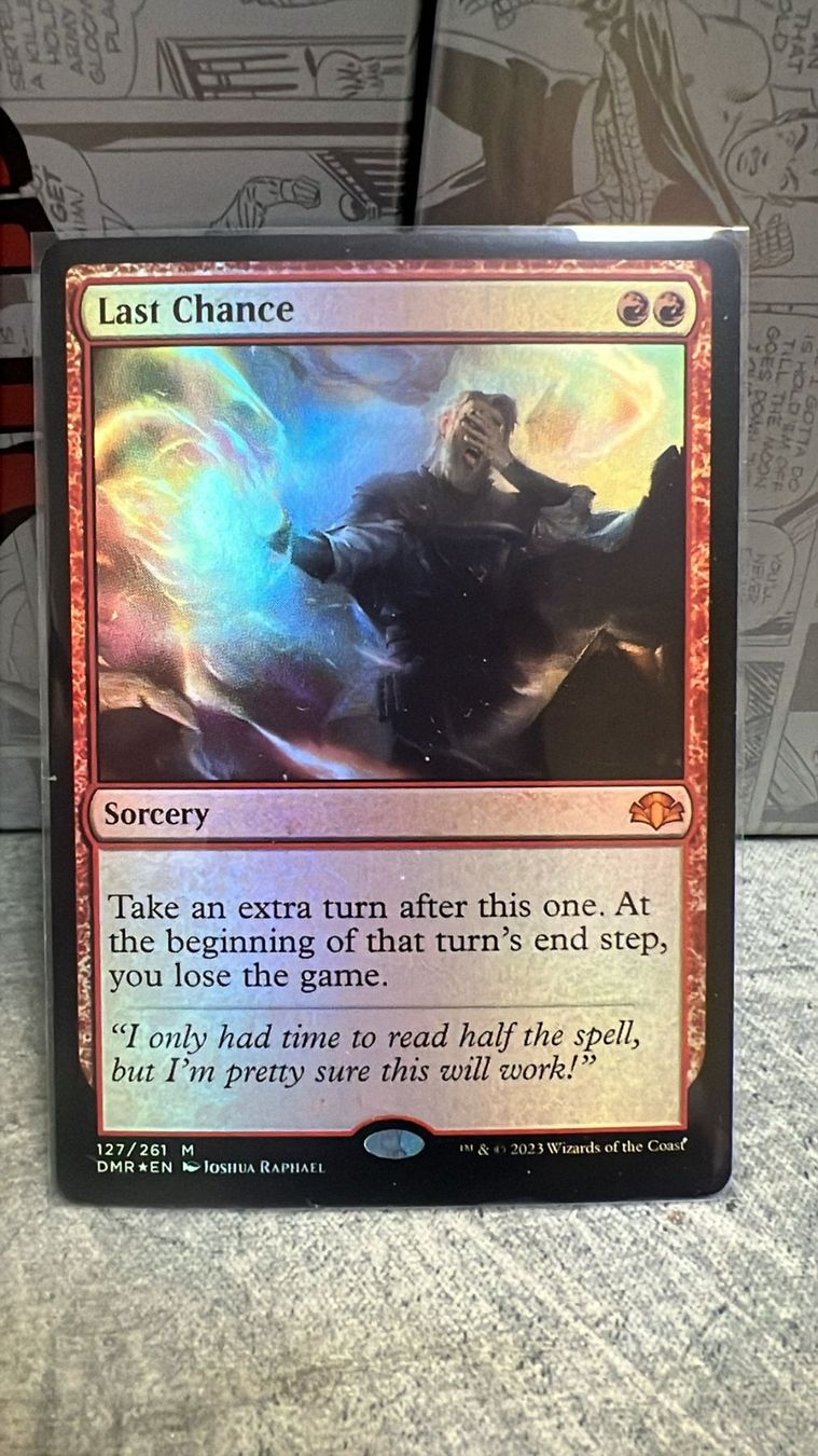 Magic The Gathering Carte collezionabili: Last Chance Foil – Nuovo (secondo la descrizione) da Wilen b. Wollerau venduto da GarruksShop