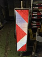 12x Warnsignal-Tafel, Verkehrssignal, Baustelle Signal!