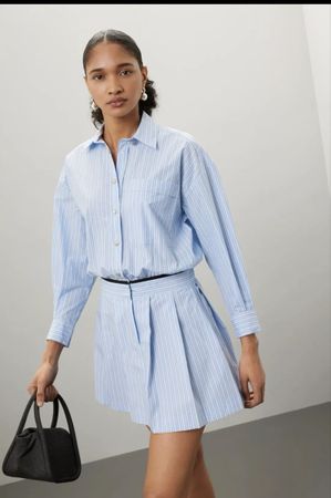 Maje Striped Shirt Dress neu