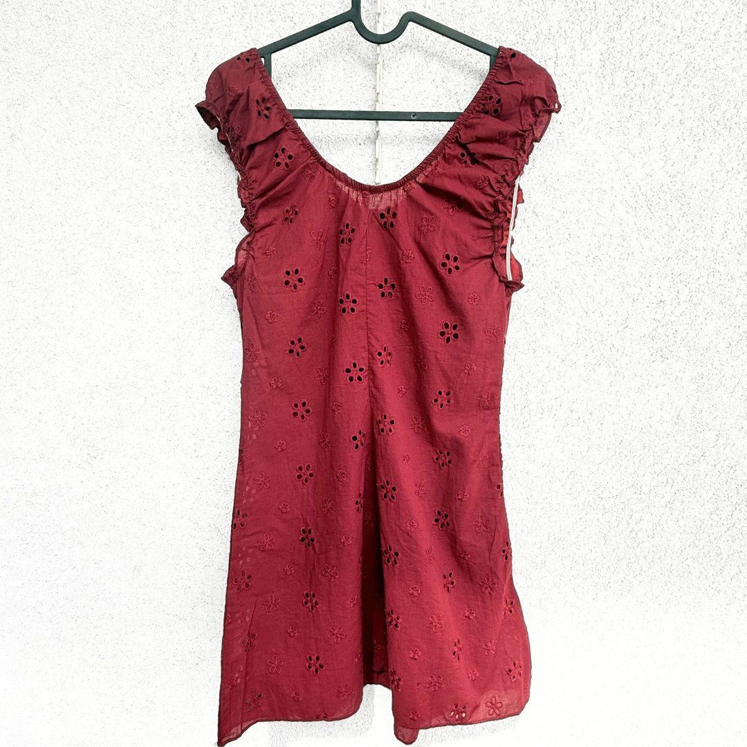 Shein Vestiti: SHEIN Robe Rouge 100% Coton - Taille S - NEUVE – Nuovo e nell'imballaggio originale da Vevey venduto da secondlifevevey 1